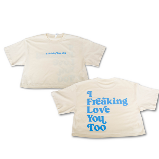 The OG Cropped ButterYellow/Blue