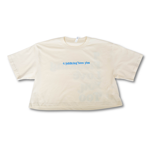 The OG Cropped ButterYellow/Blue